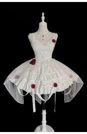 Alice Girl Weeping Blood Rose Top and Skirt Set(44th Pre-Order/5 Colours/Full Payment Without Shipping)